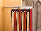 Rev-A-Shelf - CTR-12-CR - 12 in. Chrome Pull-Out Tie/Scarf Rack