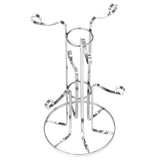 Best seller  mygift 6 hook sleek chrome plated kitchen countertop hanging mug storage tree display rack