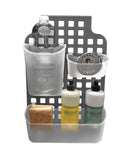 New over the door mount kitchen bathroom cabinet vanity storage organizer basket cabinet vanity organizer 1