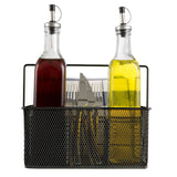 On amazon ideal traditions kitchen utensil holder silverware condiment flatware caddy cutlery spoon utensils holder for picnic table organizer