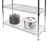 Heavy duty seville classics bakers rack for kitchens solid wood top 14 x 36 x 63 h