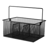 Online shopping ideal traditions kitchen utensil holder silverware condiment flatware caddy cutlery spoon utensils holder for picnic table organizer