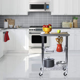 On amazon seville classics stainless steel nsf certified professional kitchen work table cart 24 w x 20 d x 36 h