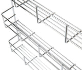 Buy exerz herb and spice rack 5 tiers kitchen cabinet shelf organizer for jars perfect space saving and storage wall mountable or cupboard door fitting fixings included 5 tiers exsr004 5