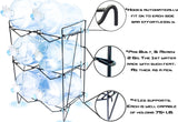 Discover the best 3 to 5 gallon water bottle jug shelf rack holder stand kitchen storage instant set up stainless steel heavy duty collapsible sturdy durable portable fits anywhere only 11 lbs holds 400 lbs