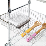 Latest seville classics stainless steel nsf certified professional kitchen work table cart 24 w x 20 d x 36 h