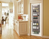 Latest home complete over the door organizer space saving hanging storage shelves for kitchen pantry closet for spices jars cleaning products and more