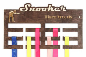 Snooker medal hangers Personalized medal hanger Medal display by PromiDesign