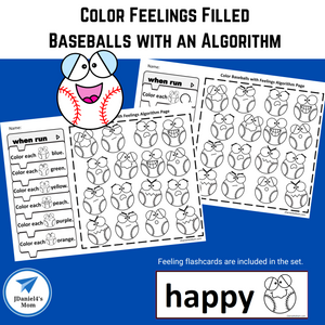 Color Feelings Filled Baseballs with an Algorithm