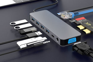 Plug 13 devices into this $49.99 USB-C docking station