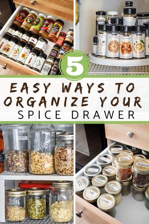 5 Easy Ways to Organize Your Spice Drawer