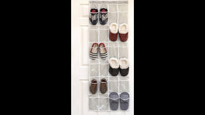 22 creative uses for over the door shoe organizers! Get the materials & tutorial here: