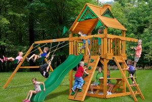 Don't miss this deal on the Cedar Summit Wooden Swing Set – you can save over $700 today