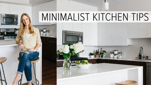 Today I'm sharing a peek inside my modern and minimalist kitchen