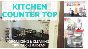 In today's video, I will show you how I keep my kitchen counter top clean and organized