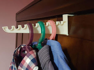 Amazon has these Pack of (2) Over The Door Hook Organizer Rack (Holds 10 Hangers) for ONLY $1.99 (Was $4.97)!!!