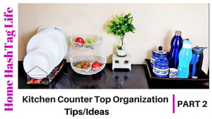 6 TIPS Indian Kitchen Countertop Organization Ideas! Home HashTag Life Here's the part 2 of our kitchen with countertop organization or arrangement ideas.