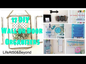 Hi friends! Today I will show you a compilation video of all of my Dollar Tree DIY Wall or Door Organizers