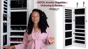 Hey Fam! Today I am reviewing a LARGE Mirrored Jewelry Organizer from Amazon Prime! This jewelry armoire is from AOOU on Amazon and has free two day ...