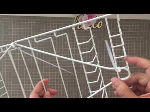 Hello everyone, here's another Dollar Tree Hack or DIY wall or over-the-door organizer for your giftwrapping paper, vinyl, contact paper, or small fabric rolls.