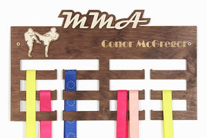 MMA medal holder Martial arts medal hanger Medal hanger Medal rack by PromiDesign