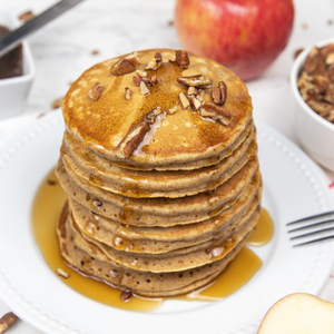 Fluffy Apple Butter Pancakes That Scream Fall Flavors In Each Bite!