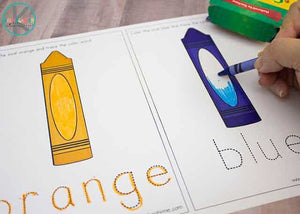 Learning Color Words Printable Book