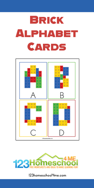 Lego Alphabet Cards