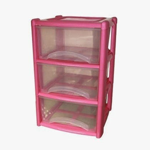 Perfect Concept 3 Drawer Plastic Storage