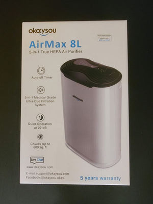 Okaysou AirMax 8L Air Purifier Review