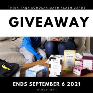 Think Tank Scholar Math Flash Cards Bundle #Giveaway!