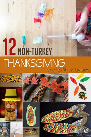 12 Non-Turkey Thanksgiving Crafts for Kids to Make & Do