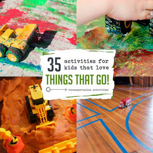 35 Transportation Activities for Preschoolers! Things that GO!