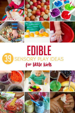 39 Edible Sensory Play Ideas for Little Kids