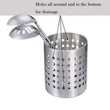 Budget friendly ksendalo utensil silverware holder stainless flatware organizer drying holder for kitchen home office diameter 4 72 3 94