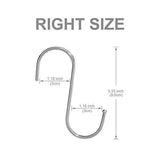 Buy now 30 pack large s shaped hanging hooks s hangers for kitchen office bathroom cloakroom and garden heavy duty s hooks by krendr