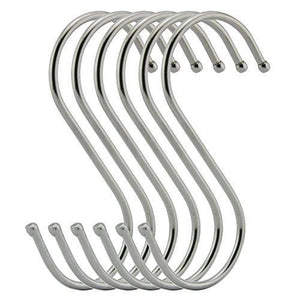 Online shopping cintinel extra large s shape hooks heavy duty stainless steel hanging hooks multiple uses ideal for apparel kitchenware utensils plants towels gardening tools