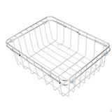 Save jinpai stainless steel kitchen sink rack drain basket retractable fruit and vegetable dishes storage basket drain rack