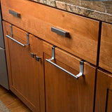 Budget friendly evelots towel bars kitchen bathroom in or out cabinet door stainless set of 2