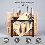 Storage holymood kitchen houseware organizer knife block storage drying rack cutting board stand tools holder only