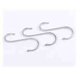 Purchase 10 pcs s shape stainless steel hooks for kitchenware utensils clothes towels gardening tools extended wall mount tool holder