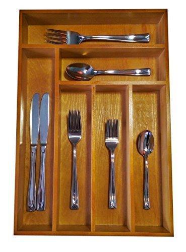 Purchase drawer organizer this durable wood cutlery tray is large enough for your silverware utensils or gadgets by ja kitchens