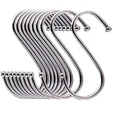 Related 24 pack esfun round s shaped hooks 4 inch hangers for kitchen bathroom bedroom closet rod and office