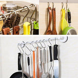 Shop here 15 pcs round s shaped hooks s hanging hooks hangers in polished stainless steel metal for kitchen bedroom and office