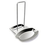 Online shopping stainless steel lid and spoon rest utensils lid holder spoon holder lid rest lid shelf kitchen utensils holder soup spoon rack