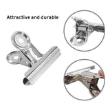 Cheap chip clips bag clips food clips 24 pack stainless steel heavy duty clips all purpose air tight seal grip clips for kitchen office silver