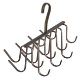 InterDesign Axis Closet Storage Organizer Rack for Ties, Belts - Large, Bronze