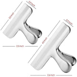 Buy now 12 pack stainless steel clips grips for chip bags 3 inch and 4 inch width danzix durable paper seal tool for coffee food bread bags kitchen home usage 10 small and 2 large sliver