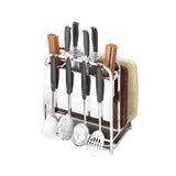 Related wxl stainless steel kitchen shelf cutting board kitchen knife kitchen utensils storage shelf multi function knife holder wxlv