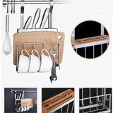 Home 304 stainless steel kitchen shelves wall hanging turret 3 layer spice jars organizer foldable dish drying rack kitchen utensils holder